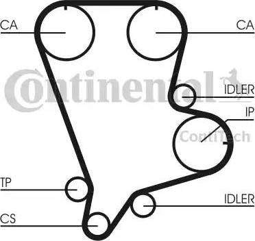 Continental CT993 - Cinghia dentata www.autoricambit.com