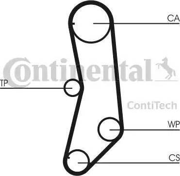 Continental CT997K1 - Kit cinghie dentate www.autoricambit.com