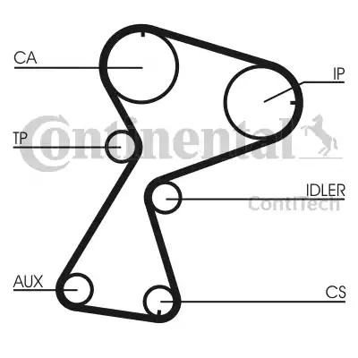 Continental CT949 - Cinghia dentata www.autoricambit.com