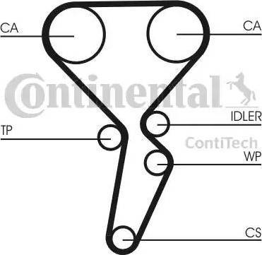 Continental CT941 - Cinghia dentata www.autoricambit.com