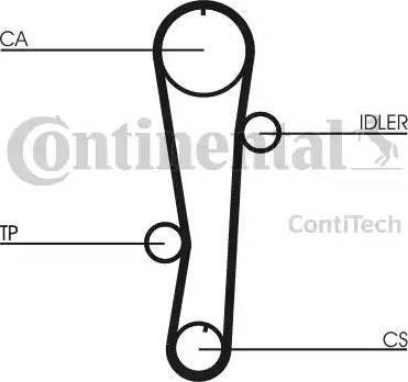 Continental CT942 - Cinghia dentata www.autoricambit.com