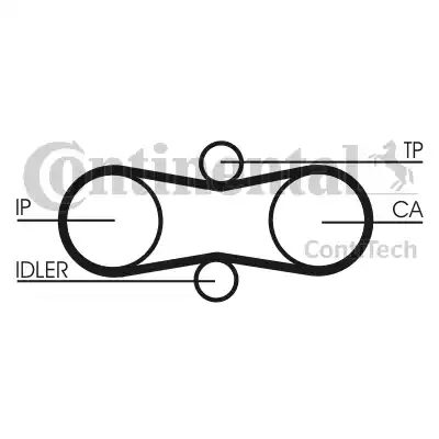 Continental CT914 - Cinghia dentata www.autoricambit.com