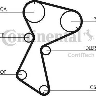 Continental CT935 - Cinghia dentata www.autoricambit.com