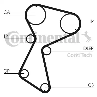 Continental CT935 - Cinghia dentata www.autoricambit.com