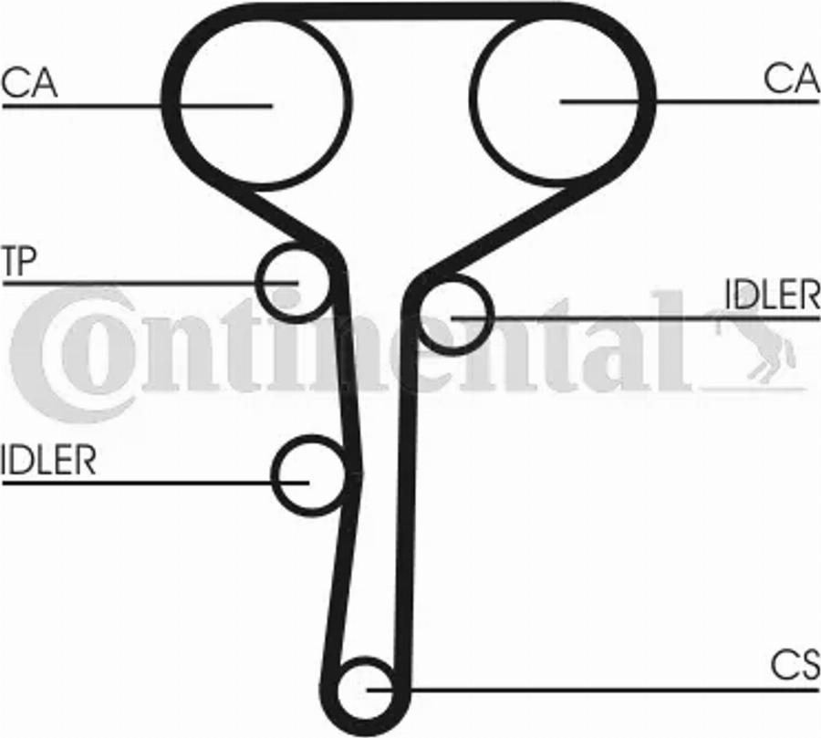 Contitech CT977K2 - Kit cinghie dentate www.autoricambit.com