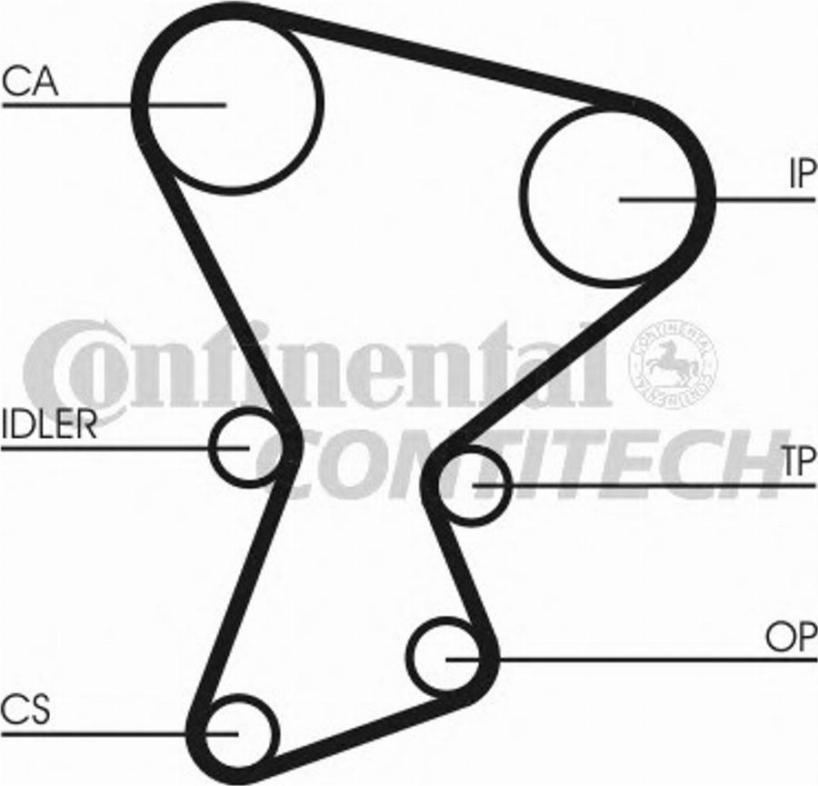 CONTITECH CT545K1 - Kit cinghie dentate www.autoricambit.com