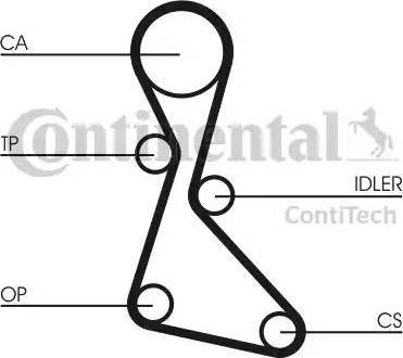 Continental CT553 - Cinghia dentata www.autoricambit.com