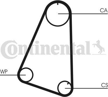 Contitech CT 504 - Cinghia dentata www.autoricambit.com