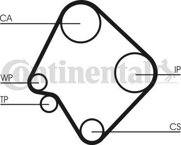 Contitech CT 532 - Cinghia dentata www.autoricambit.com