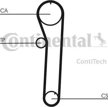 Continental CT698 - Cinghia dentata www.autoricambit.com