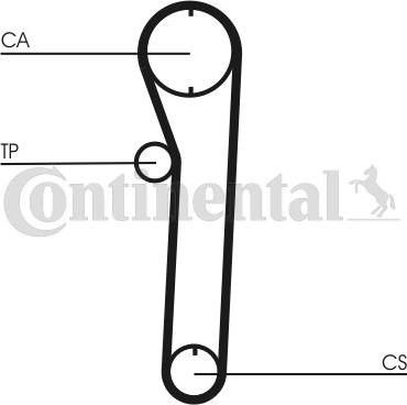 CONTITECH CT 669 - Cinghia dentata www.autoricambit.com