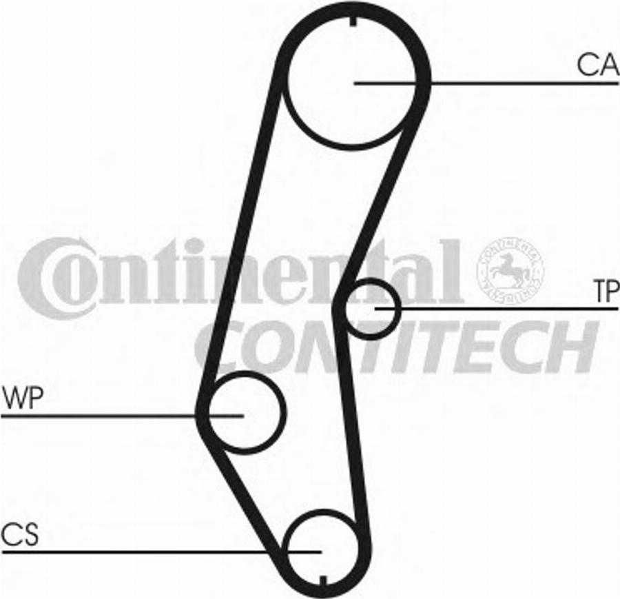 Contitech CT666K1 - Kit cinghie dentate www.autoricambit.com