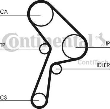 Continental CT609 - Cinghia dentata www.autoricambit.com