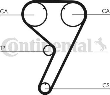 Contitech CT 608 - Cinghia dentata www.autoricambit.com