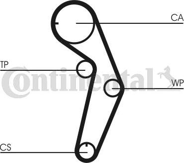 Contitech CT 1048 - Cinghia dentata www.autoricambit.com