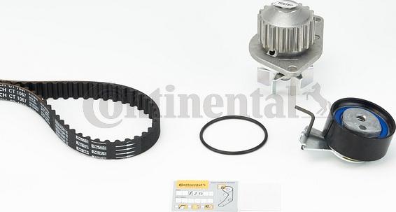 Contitech CT 1067 WP1 - Pompa acqua + Kit cinghie dentate www.autoricambit.com