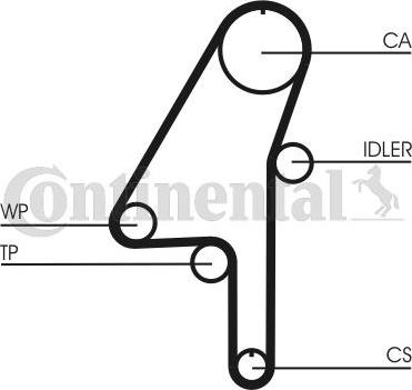 CONTITECH CT 1010 K1 - Kit cinghie dentate www.autoricambit.com