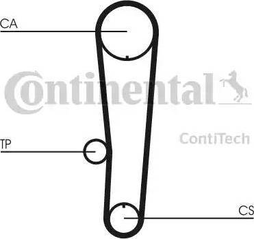 Continental CT1017K1 - Kit cinghie dentate www.autoricambit.com