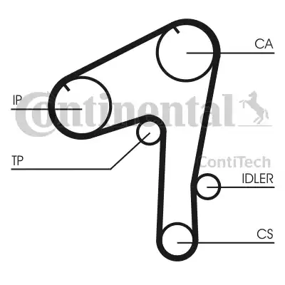 Continental CT 1084 - Cinghia dentata www.autoricambit.com