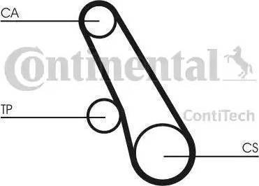 Continental CT1109 - Cinghia dentata www.autoricambit.com