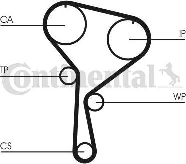 CONTITECH CT 1035 K1 - Kit cinghie dentate www.autoricambit.com