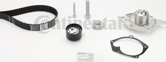 Contitech CT1035WP3 - Pompa acqua + Kit cinghie dentate www.autoricambit.com