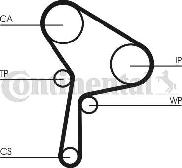 CONTITECH CT 1025 K1 - Kit cinghie dentate www.autoricambit.com