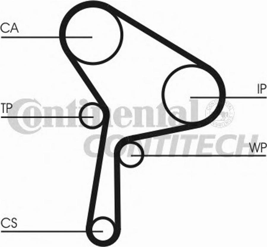 CONTITECH CT1025WP1 -  www.autoricambit.com