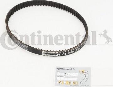 Contitech CT 1169 - Cinghia dentata www.autoricambit.com