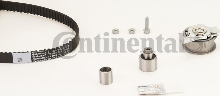 Contitech CT 1168 K5 - Kit cinghie dentate www.autoricambit.com