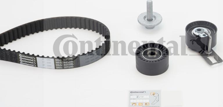 Contitech CT 1162 K5 - Kit cinghie dentate www.autoricambit.com