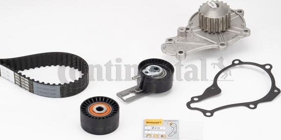 Contitech CT1162WP4 - Pompa acqua + Kit cinghie dentate www.autoricambit.com