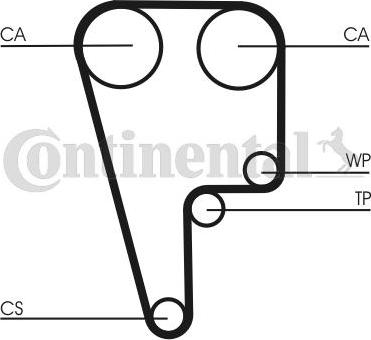 Contitech CT 1102 - Cinghia dentata www.autoricambit.com