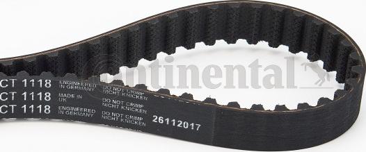 Contitech CT 1118 - Cinghia dentata www.autoricambit.com