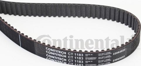 Contitech CT 1183 - Cinghia dentata www.autoricambit.com