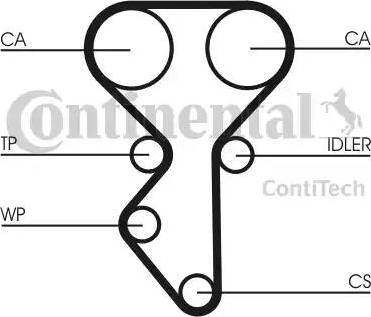 Continental CT 1137K1 - Kit cinghie dentate www.autoricambit.com