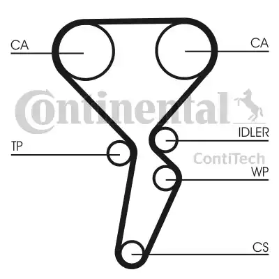 Continental CT1126K1 - Kit cinghie dentate www.autoricambit.com