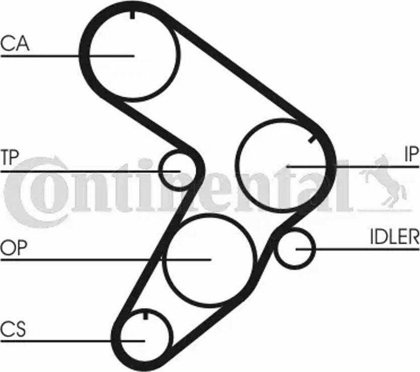 Contitech CT1126K1 - Kit cinghie dentate www.autoricambit.com