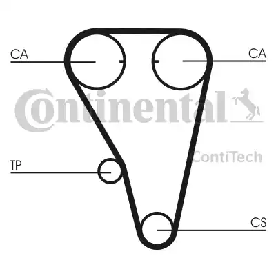 Continental CT803 - Cinghia dentata www.autoricambit.com