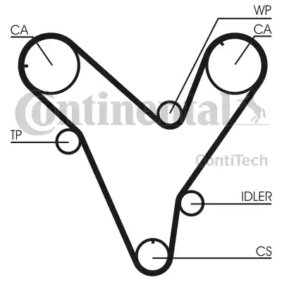 Continental CT829 - Cinghia dentata www.autoricambit.com