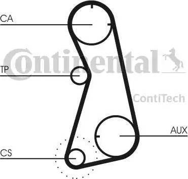 Continental CT872 - Cinghia dentata www.autoricambit.com