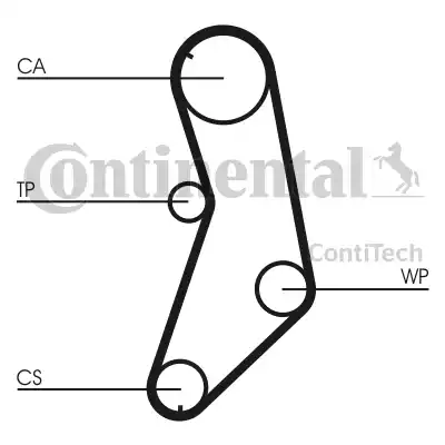 Continental CT745 - Cinghia dentata www.autoricambit.com