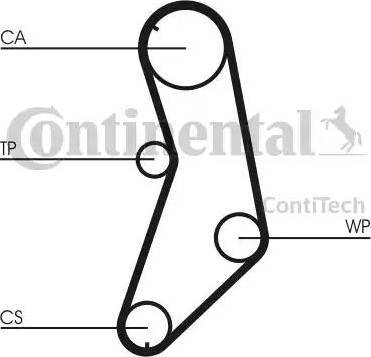 Continental CT745 - Cinghia dentata www.autoricambit.com