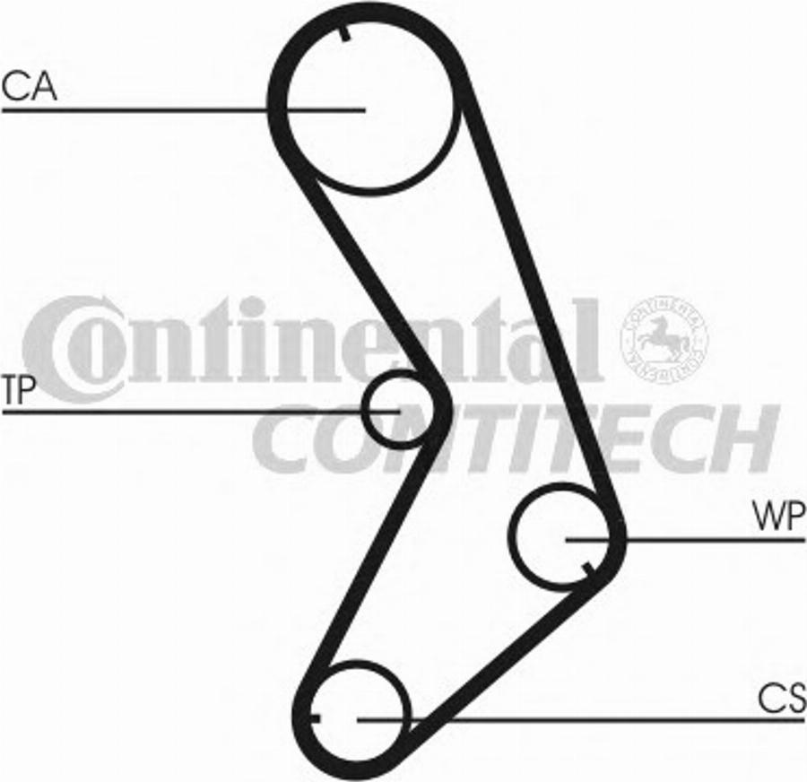 Contitech CT741 - Cinghia dentata www.autoricambit.com