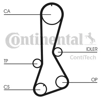 Continental CT705 - Cinghia dentata www.autoricambit.com