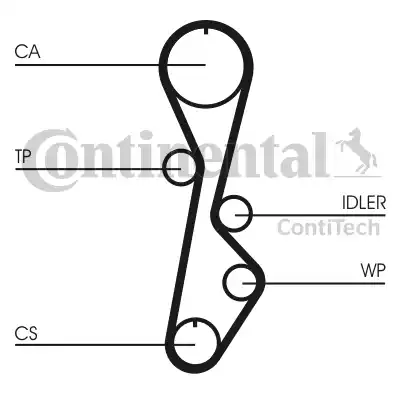 Continental CT785 - Cinghia dentata www.autoricambit.com