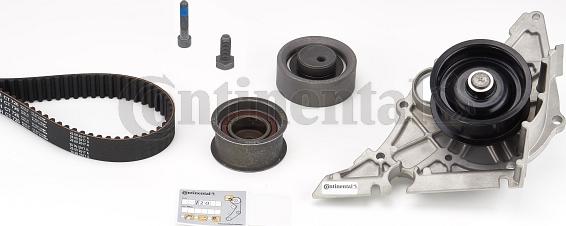 Contitech CT726WP2 - Pompa acqua + Kit cinghie dentate www.autoricambit.com