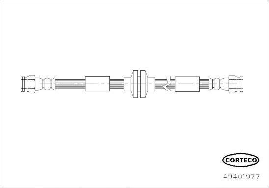 Corteco 49401977 - Flessibile del freno www.autoricambit.com