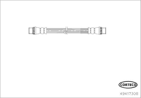 Corteco 49417308 - Flessibile del freno www.autoricambit.com