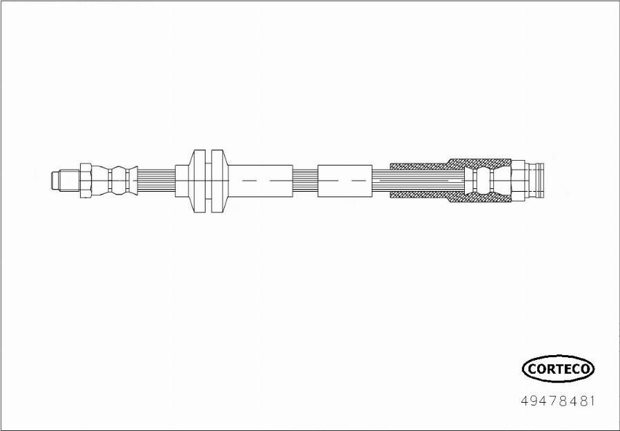 Corteco 49478481 - Flessibile del freno www.autoricambit.com